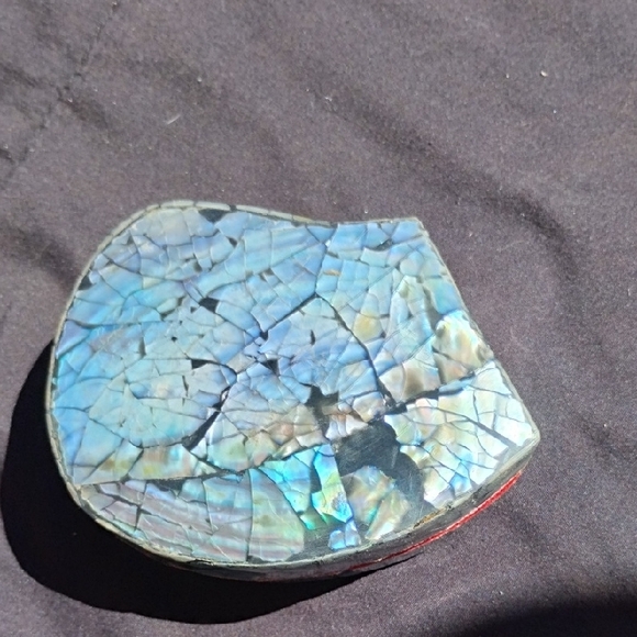 Iridescent Shell Decor Trinket Box - Picture 5 of 5